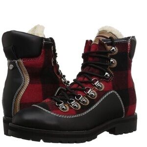 Tommy Hilfiger Tonny 2 flannel combat boots 6.5